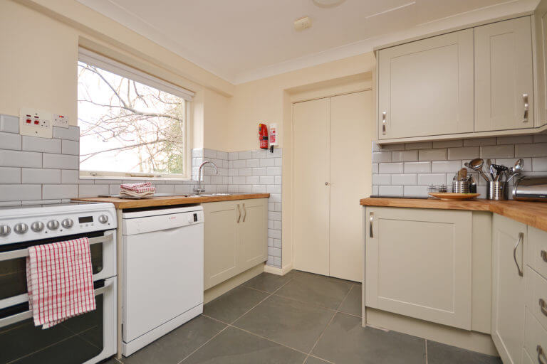 The kitchen at Pittefaux Self Catering Cottage - Careys Manor