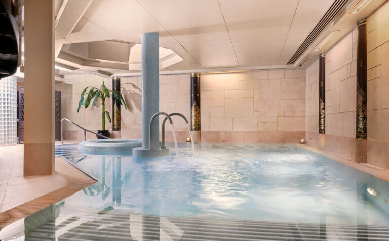 spa hydrotherapy pool at Careys Manor Hotel & SenSpa