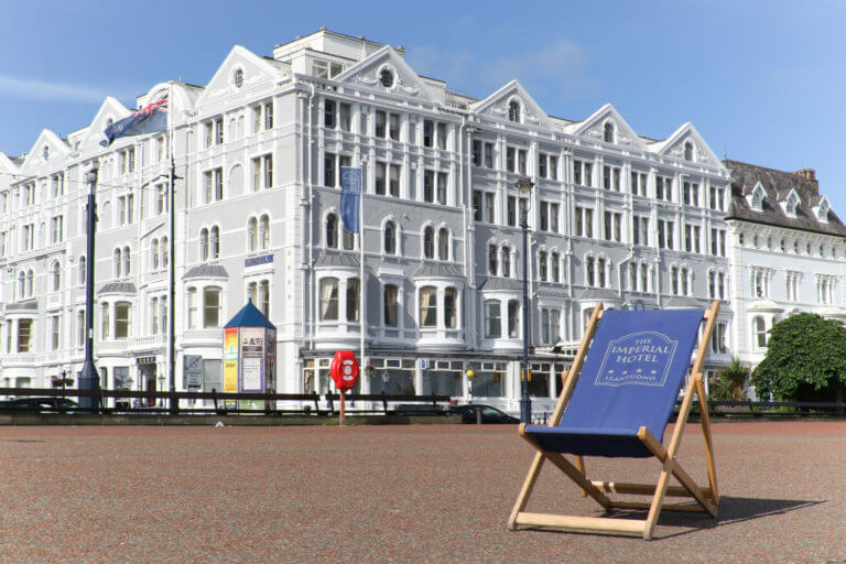 The exterior of the Imperial Hotel in Llandudno