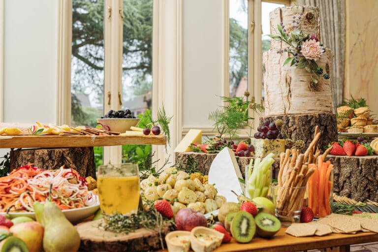 Grazing Table Wedding Buffet at Careys Manor Hotel & SenSpa