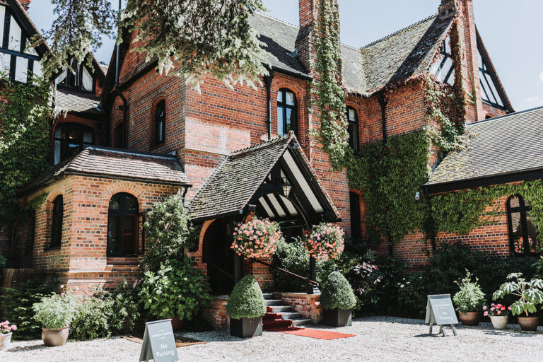 Exterior photo of Careys Manor in the bright sunlight