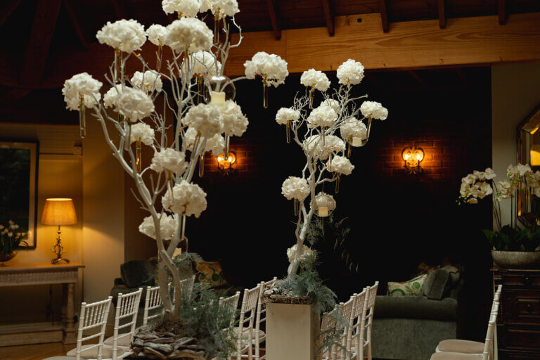 Love At Frost Sight Winter Wedding Package Decor at Careys Manor Hotel Wedding Venue in the New Forest